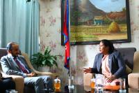 Omani delegation pays courtesy call on Minister Chaudhary