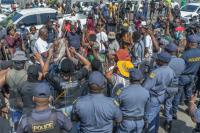 Protests, clashes as S. African anti-migrant tensions reignite