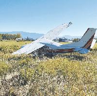 Plane crashes at Stevi Airport