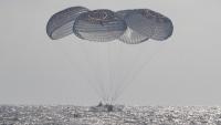 Four astronauts splash down in Pacific near Los Angeles after 8 months in space