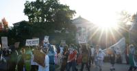 Purdue students rally in solidarity with Palestine
