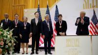 Trump honors Musk, tech giants amid Microsoft visa crackdown
