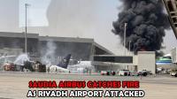 Riyadh Airport Attack: Saudia Airbus A310 Catches Fire in apparent Houthis Missile Strike
