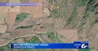 A Motorcyclist Was Air-Lifted to a Hospital After Hitting a Bear