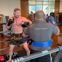 Chris Hemsworth takes a Muay Thai break in Thailand