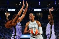 A’ja Wilson of the Las Vegas Aces wins her 3rd straight WNBA MVP award and record 5th overall
