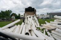 AP News: PVC pipes swept away by Hurricane Helene flooding still dominate cleanup of North Carolina river