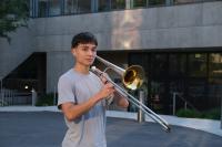 Artist of the Week Oliver Kim ’27 Plays the Biggest, Brassiest Thing