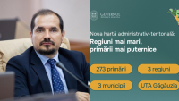 273 mayors and 3 regions: The Government presented the new administrative-territorial map of the Republic of Moldova. Alexei Buzu: "At the level of service provision, things will…