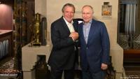 Ex-German Chancellor Schröder attends Putin's birthday bash