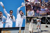Monster US aircraft carrier returns to California after incredible ten-month Middle East mission