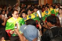 Myanmar esports team welcomed home as gold medalists following victory at 20th Asian Games