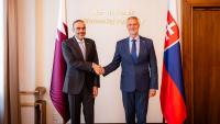 Speaker of Parliament Meets Qatar’s Ambassador to Slovakia