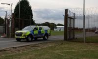 Police are probing Russia link after two Latvian nationals 'broke through perimeter fence' at RAF base used by US military intelligence
