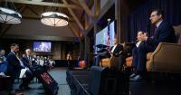 Colorado Governor candidates Victor Marx and Phil Weiser share stage for a non-debate