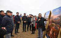 President Khurelsukh Reviews Kheltgii Tsagaan Lake Restoration Project