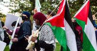 Protesters gather to speak out against violence in Palestine, Penn State’s connections to it