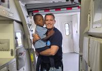Four-year-old Togolese boy returns home after life-saving heart surgery in Malaga