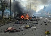 Russian forces strike passenger buses in Kramatorsk, killing 30