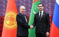 Putin arrives at CIS summit site in Turkmenistan