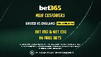 bet365 bonus code: Get £30 in free bets ahead of Greece vs England with ‘SUN365’