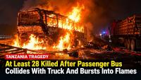 Tanzania Tragedy: At Least 28 Killed After Passenger Bus Collides With Truck And Bursts Into Flames On Morogoro–Dar es Salaam Highway | VIDEO
