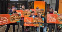 People queue outside from 6pm last night as fast food giant opens in York