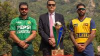 Pakistan, Sri Lanka T20I series trophy unveiled in Rawalpindi