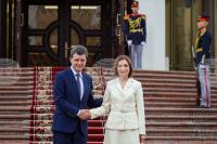 Moldovan President Sandu Says Unification with Romania Would Enhance Moldova’s Security