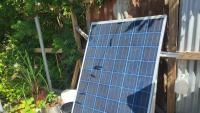 In Jamaica, one used solar panel shows 0 watts, and the closest replacement doesn't quite match