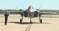 German F-35 jet lands at Ebbing Air National Guard Base for pilot training program