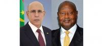 President of Republic Congratulates Ugandan Counterpart