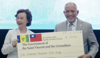 Taiwan provides US$100k in flood aid to St Vincent