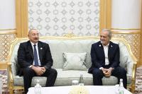 President Ilham Aliyev met with President of Iran in Turkmenbashi - UPDATED - 1