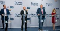 Alaska governor candidates spar over bipartisan cooperation, among other issues, in Debate for the State