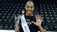 Las Vegas Aces star A’ja Wilson sets record with 5th WNBA MVP award