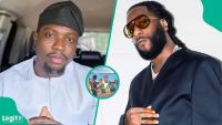 VDM shows off ₦50m murals of Burna Boy and kids at new Rivers school ahead of commissioning, Nigerians react