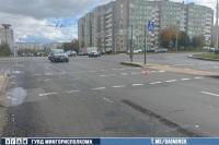In Minsk, an electric bicycle driver was hit by a truck