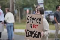 Students stage walkout against sexual violence