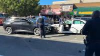 At least 9 hurt, 3 critically after car strikes pedestrians and other cars in Allerton