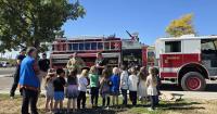 Cheyenne Fire Rescue visits elementary schools to teach safety lessons