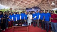 Karunya University students create world record tribute to teachers