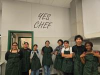 Businesses, district celebrate new kitchen classroom at Live Oak