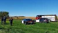 Small plane crashes into field near Fergus