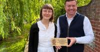 SME recognised with university award for commitment to supporting student talent