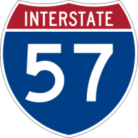 Illinois 15 northbound exit ramp on I-57/64 to be closed starting Monday
