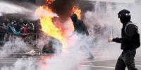Student riots spread across EU as hundreds clash with Belgian police in Brussels
