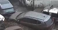 WOW: Man Escapes Overturned Truck Before It Is Swept Away In Chilean Floods