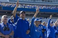 Kentucky football honors its history with debut of reimagined power K uniforms