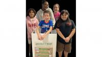 Middle-schoolers meet recycling milestone
